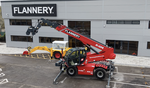 Flannery invests 12m in Magni Roto telehandler fleet supporting energy infrastructure